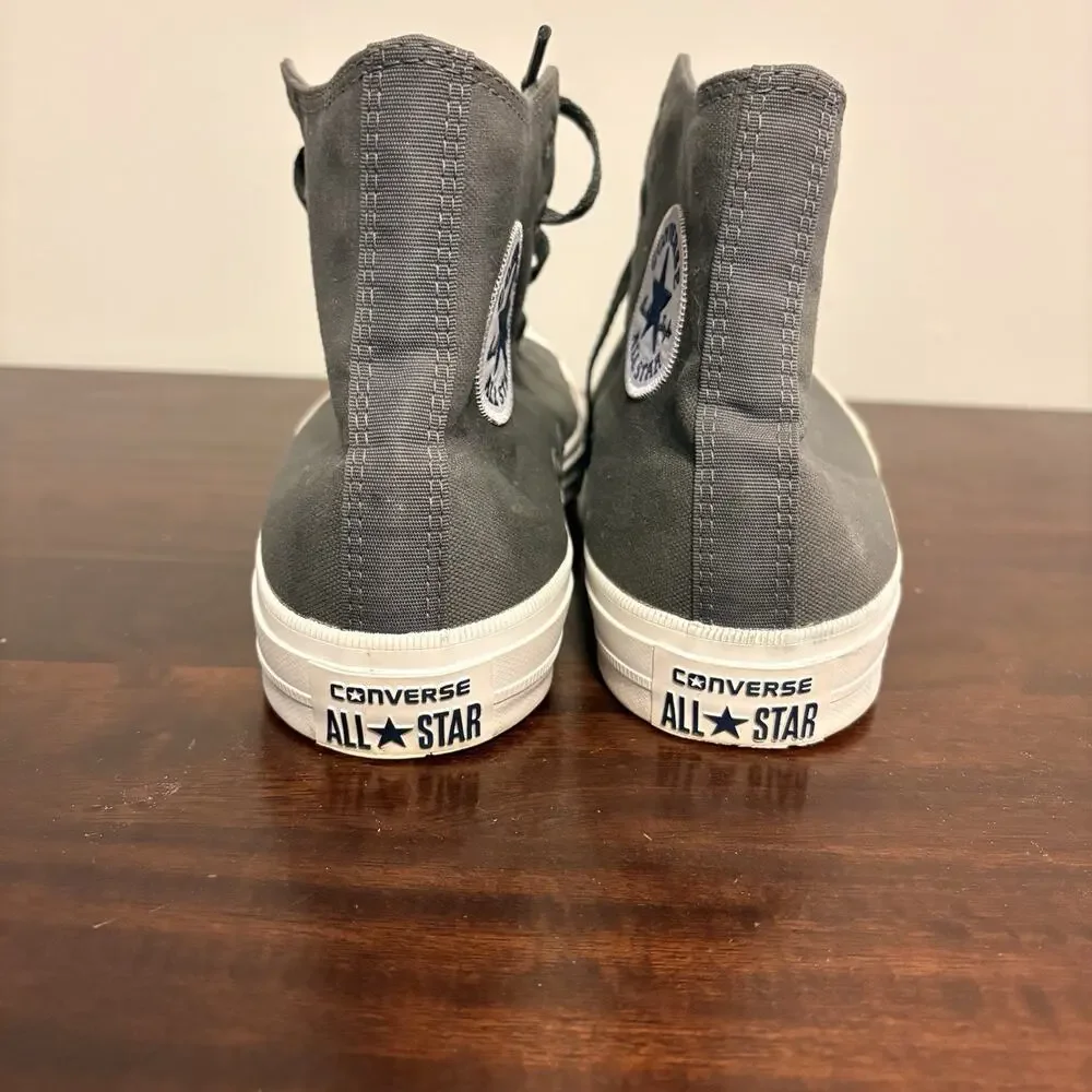 Converse Chuck Taylor All Star II Hi Grey Men 9 Women 11 Lunarlon 150147C unisex
